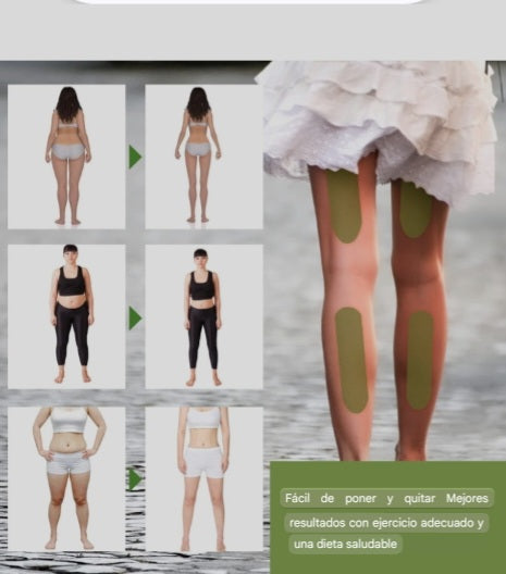 Parche reductor de celulitis 30 unid