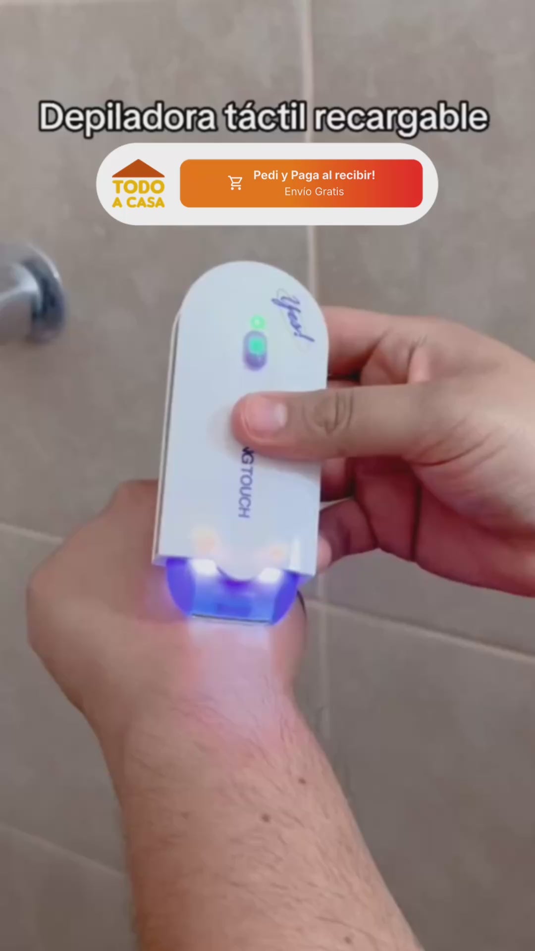 Depiladora con Sensor y Led YES
